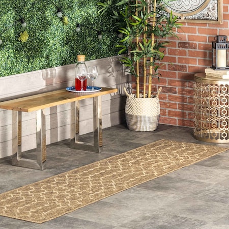 Nuloom Grayson Moroccan Trellis Indoor/Outdoor Area Rug 2ft x 8ft GBCB28C-208